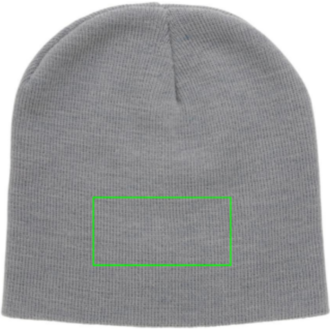 Impact AWARE™ Classic Beanie mit Polylana® grau bedrucken, Art.-Nr. P453.372