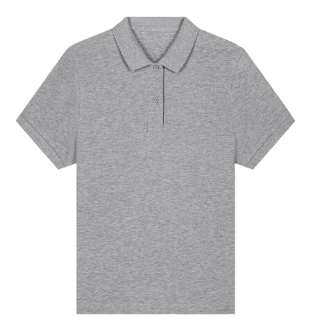 Stella Coaster - Das Damen-Polo - Heather Grey - XS bedrucken, Art.-Nr. STPW977C250XS