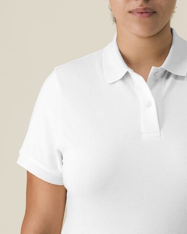 Stella Coaster - Das Damen-Polo - White - XS bedrucken, Art.-Nr. STPW977C001XS Stella Coaster - Das Damen-Polo - White - XS bedrucken, Art.-Nr. STPW977C001XS