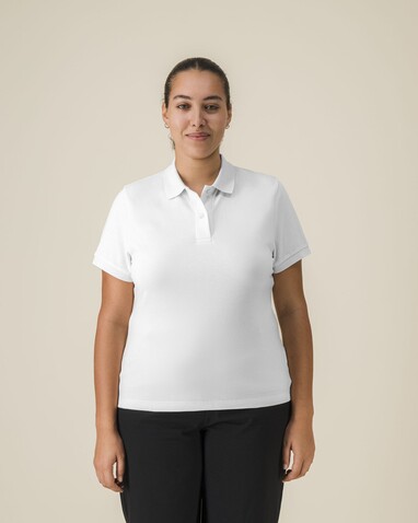 Stella Coaster - Das Damen-Polo - White - 3XL bedrucken, Art.-Nr. STPW977C0013X Stella Coaster - Das Damen-Polo - White - 3XL bedrucken, Art.-Nr. STPW977C0013X