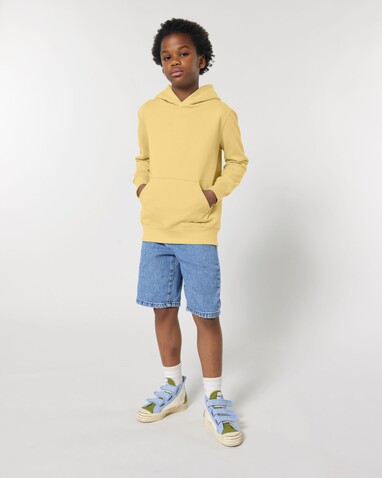 Mini Cruiser 2.0 - Der Iconic Kinder-Hoodie - Viva Yellow - 7-8/122-128cm bedrucken, Art.-Nr. STSK180C35607
