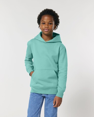 Mini Cruiser 2.0 - Der Iconic Kinder-Hoodie - Pool Blue - 9-11/134-146cm bedrucken, Art.-Nr. STSK180C35709