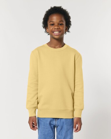 Mini Changer 2.0 - Das Iconic Kinder-Sweatshirt - Viva Yellow - 7-8/122-128cm bedrucken, Art.-Nr. STSK181C35607