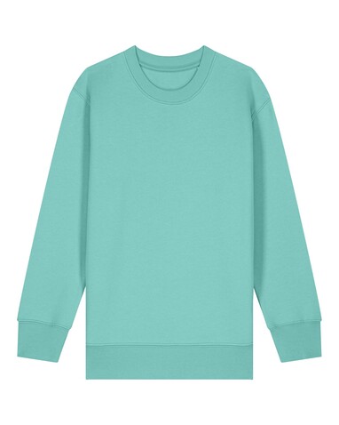 Mini Changer 2.0 - Das Iconic Kinder-Sweatshirt - Pool Blue - 7-8/122-128cm bedrucken, Art.-Nr. STSK181C35707