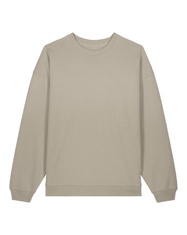 Radder 2.0 - Das Oversized Rundhals-Unisex-Sweatshirt - Stone - XXS bedrucken, Art.-Nr. STSU208C3582S