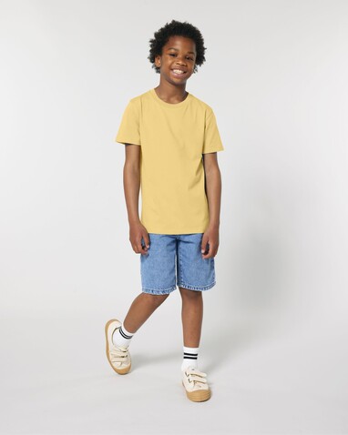 Mini Creator 2.0 - Das Iconic Kinder-T-Shirt - Viva Yellow - 3-4/98-104cm bedrucken, Art.-Nr. STTK184C35603