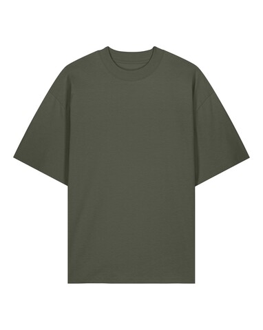 Blaster 2.0 - Das Oversized Unisex-T-Shirt mit Stehkragen - Khaki - XXL bedrucken, Art.-Nr. STTU959C2232X Blaster 2.0 - Das Oversized Unisex-T-Shirt mit Stehkragen - Khaki - XXL bedrucken, Art.-Nr. STTU959C2232X