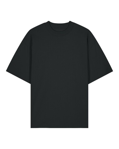 Blaster 2.0 - Das Oversized Unisex-T-Shirt mit Stehkragen - Black - XL bedrucken, Art.-Nr. STTU959C0021X