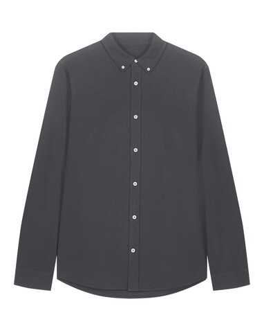 Stanley Oxford Shirt - Das Herren-Oxfordhemd - Anthracite - L bedrucken, Art.-Nr. STWM968C2531L