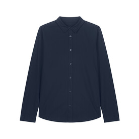 Stella Styler Shirt - Das entspannte Popelinhemd für Damen - French Navy - XXL bedrucken, Art.-Nr. STWW973C7272X