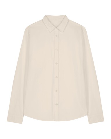 Stella Styler Shirt - Das Relaxed Damen-Popelinehemd - Cream - XS bedrucken, Art.-Nr. STWW973C361XS