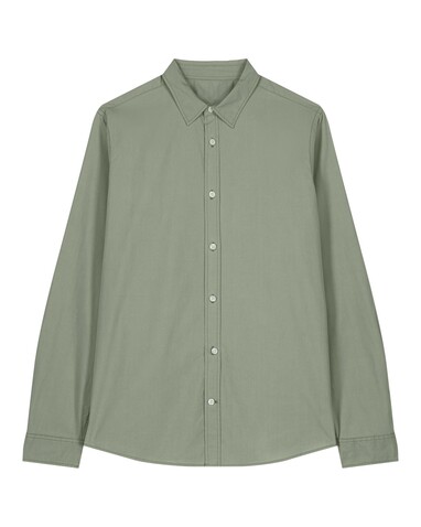 Stella Styler Shirt - Das Relaxed Damen-Popelinehemd - Soft Khaki - S bedrucken, Art.-Nr. STWW973C3671S