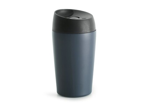 Sagaform Loke Reisebecher Farbe beschichtet 240ml - Grau bedrucken, Art.-Nr. LT52101-N0061 Sagaform Loke Reisebecher Farbe beschichtet 240ml - Grau bedrucken, Art.-Nr. LT52101-N0061