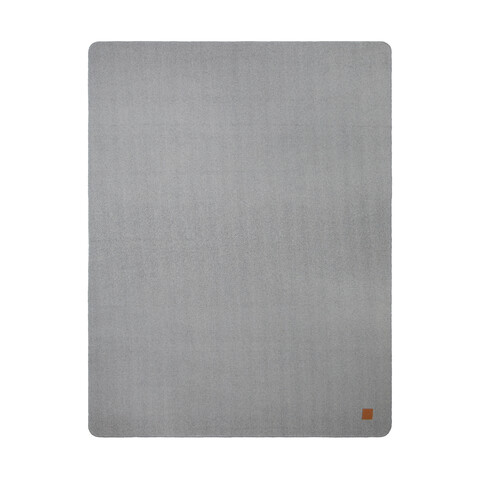VINGA Moulton Decke aus GRS rPET grau, granite grey bedrucken, Art.-Nr. V4040502