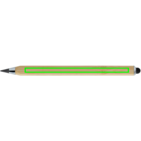 Eon Bambus Infinity Multitasking Stift braun bedrucken, Art.-Nr. P221.009