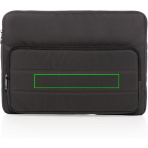 Impact AWARE™ RPET 15,6&quot; Laptop-Sleeve schwarz bedrucken, Art.-Nr. P788.031