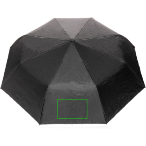 21&quot; Impact AWARE™ RPET 190T Pongee Bi-Color Mini-Schirm silber bedrucken, Art.-Nr. P850.552