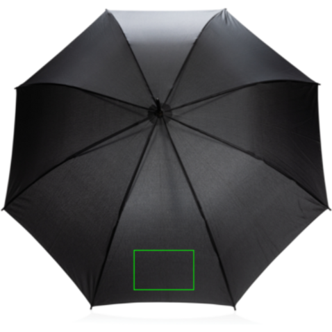 23&quot; Impact AWARE™ RPET 190T Automatic-Open Schirm schwarz bedrucken, Art.-Nr. P850.641