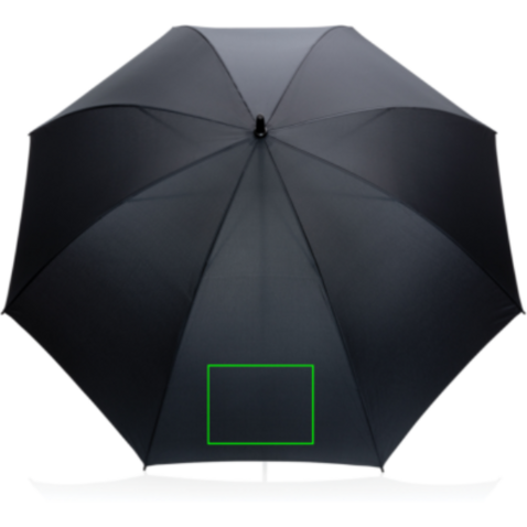 30&quot; Impact AWARE™ RPET 190T Stormproof-Schirm schwarz bedrucken, Art.-Nr. P850.691