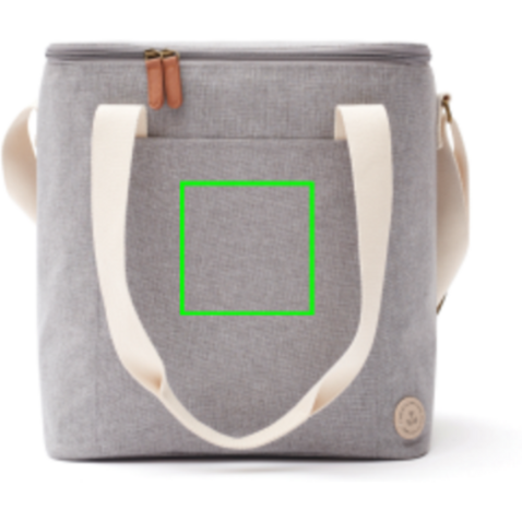 VINGA Sortino Kühltasche grande grau bedrucken, Art.-Nr. 51311