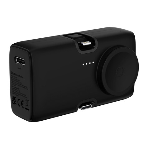 Urban Vitamin San Diego 20W PD RCS Powerbank &amp; WatchCharger schwarz bedrucken, Art.-Nr. P322.8601