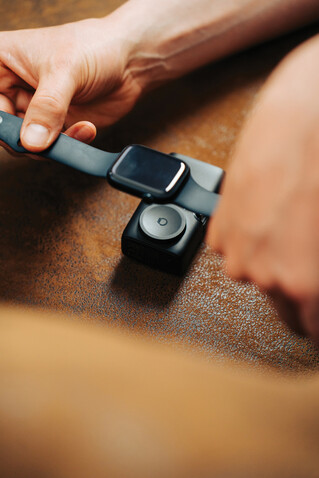 Urban Vitamin San Diego 20W PD RCS Powerbank &amp; WatchCharger schwarz bedrucken, Art.-Nr. P322.8601