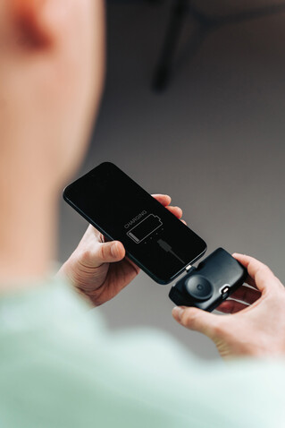 Urban Vitamin San Diego 20W PD RCS Powerbank &amp; WatchCharger schwarz bedrucken, Art.-Nr. P322.8601