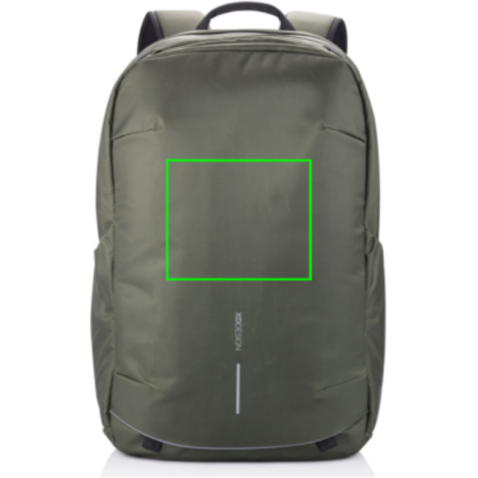 Bobby Explore Rucksack grün, schwarz bedrucken, Art.-Nr. P705.917