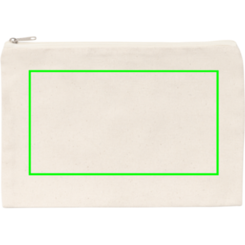 Impact Aware™ 285g/m² Stifte-Etui aus ungefärbtem Canvas off white bedrucken, Art.-Nr. P820.770