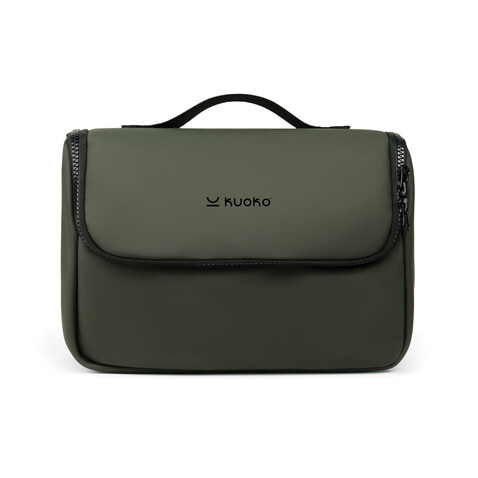 VINGA Baltimore Reise-Kosmetiktasche grün bedrucken, Art.-Nr. V820027