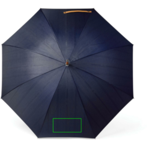 VINGA Bosler AWARE™ Regenschirm aus recyceltem PET navy blau bedrucken, Art.-Nr. V850005