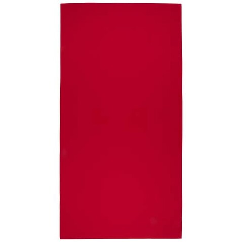 Lucas RPET Sporthandtuch 70 × 140 cm, rot bedrucken, Art.-Nr. 11350321 Lucas RPET Sporthandtuch 70 × 140 cm, rot bedrucken, Art.-Nr. 11350321