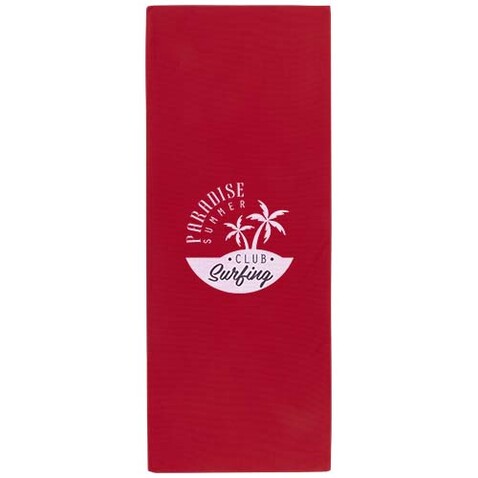 Althea Sporthandtuch 30 × 80 cm, rot bedrucken, Art.-Nr. 11350421