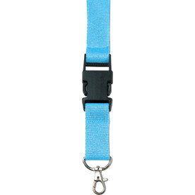 Lanyard aus Polyester Bobbi – Hellblau bedrucken, Art.-Nr. 018999999_4161