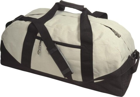 Sport-/Reisetasche aus Polyester Amir – Hellgrau bedrucken, Art.-Nr. 027999999_5688