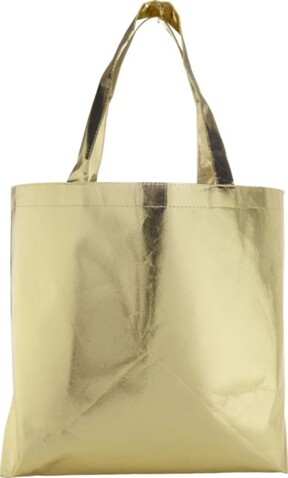 Strandtasche aus Non-Woven Johnathan – Gold bedrucken, Art.-Nr. 031999999_7724