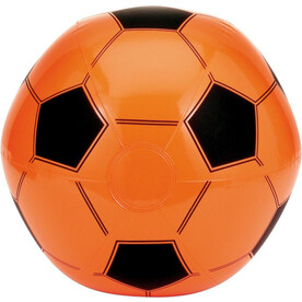 Aufblasbarer Wasserball aus PVC Norman – Orange bedrucken, Art.-Nr. 007999999_9655