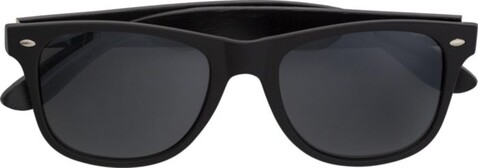 ABS- und Bambus-Sonnenbrille Jaxon – Schwarz bedrucken, Art.-Nr. 001999999_967752