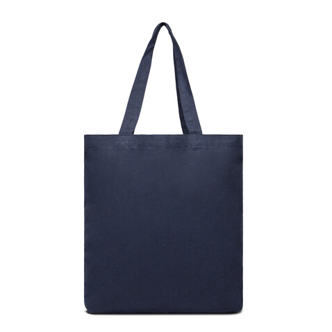 VINGA Hilo AWARE™ Tragetasche aus recyceltem Canvas navy blau bedrucken, Art.-Nr. V762025