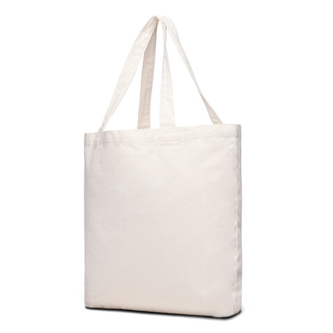 VINGA Hilo AWARE™ Tragetasche aus recyceltem Canvas off white bedrucken, Art.-Nr. V762023