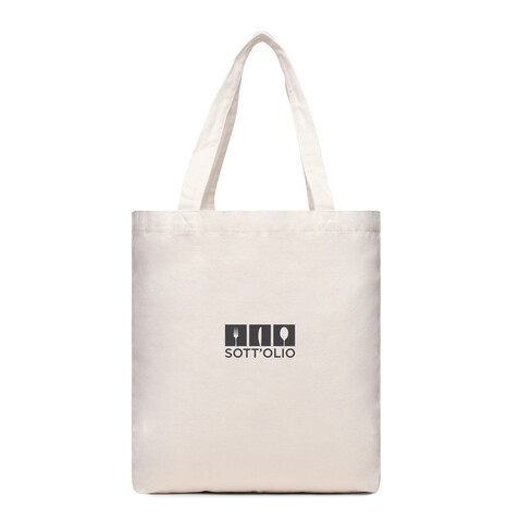 VINGA Hilo AWARE™ Tragetasche aus recyceltem Canvas off white bedrucken, Art.-Nr. V762023