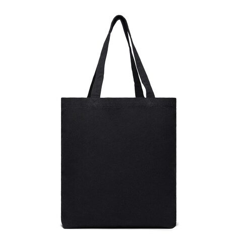 VINGA Hilo AWARE™ Tragetasche aus recyceltem Canvas schwarz bedrucken, Art.-Nr. V762021