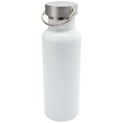 Thor 500 ml RCS-zertifizierte Trinkflasche aus Edelstahl, weiss bedrucken, Art.-Nr. 10081901