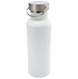 Thor 500 ml RCS-zertifizierte Trinkflasche aus Edelstahl, weiss bedrucken, Art.-Nr. 10081901