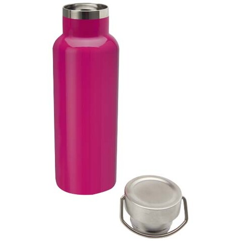 Thor 500 ml RCS-zertifizierte Trinkflasche aus Edelstahl, rosa bedrucken, Art.-Nr. 10081941