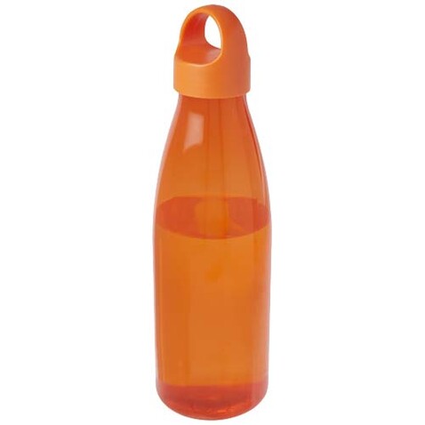 Bergen Trinkflasche aus recyceltem Kunststoff 800 ml, orange bedrucken, Art.-Nr. 10083531