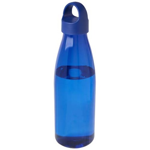 Bergen Trinkflasche aus recyceltem Kunststoff 800 ml, royalblau bedrucken, Art.-Nr. 10083553