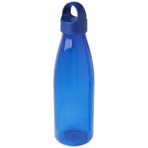 Bergen Trinkflasche aus recyceltem Kunststoff 800 ml, royalblau bedrucken, Art.-Nr. 10083553