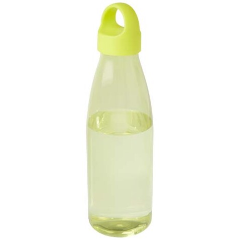 Bergen Trinkflasche aus recyceltem Kunststoff 800 ml, limone bedrucken, Art.-Nr. 10083563