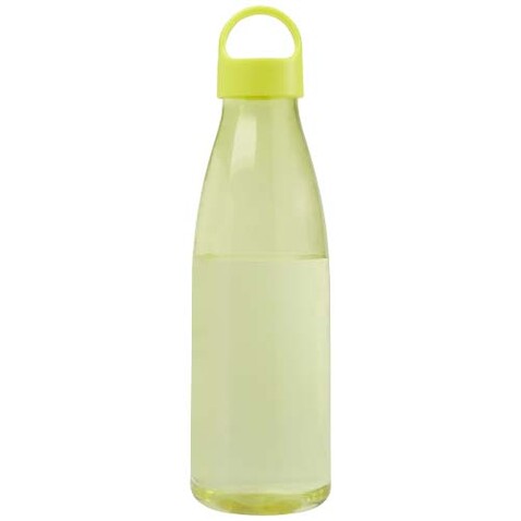 Bergen Trinkflasche aus recyceltem Kunststoff 800 ml, limone bedrucken, Art.-Nr. 10083563